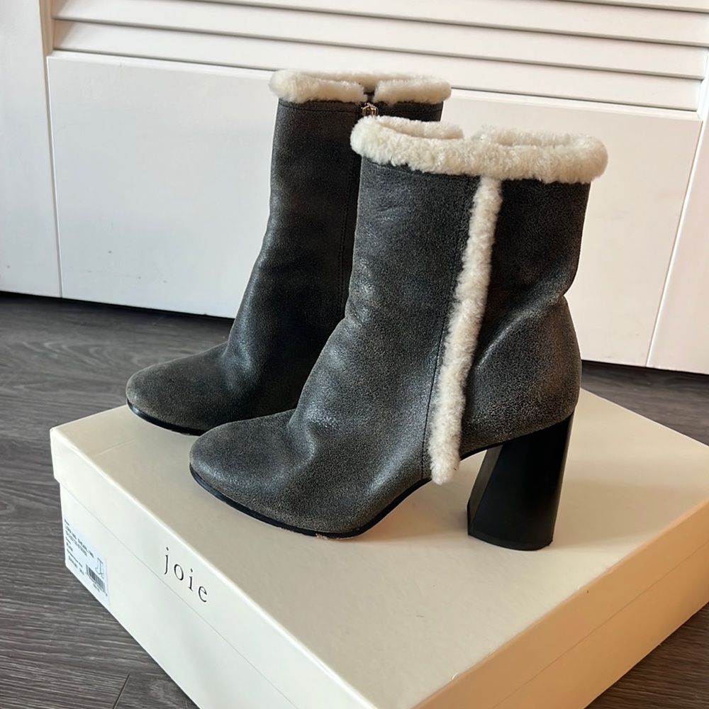 JOIE Women’s Shearling Lorring Ankle Boot
